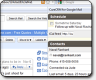 Access sales emails inside Gmail or Google Apps mail